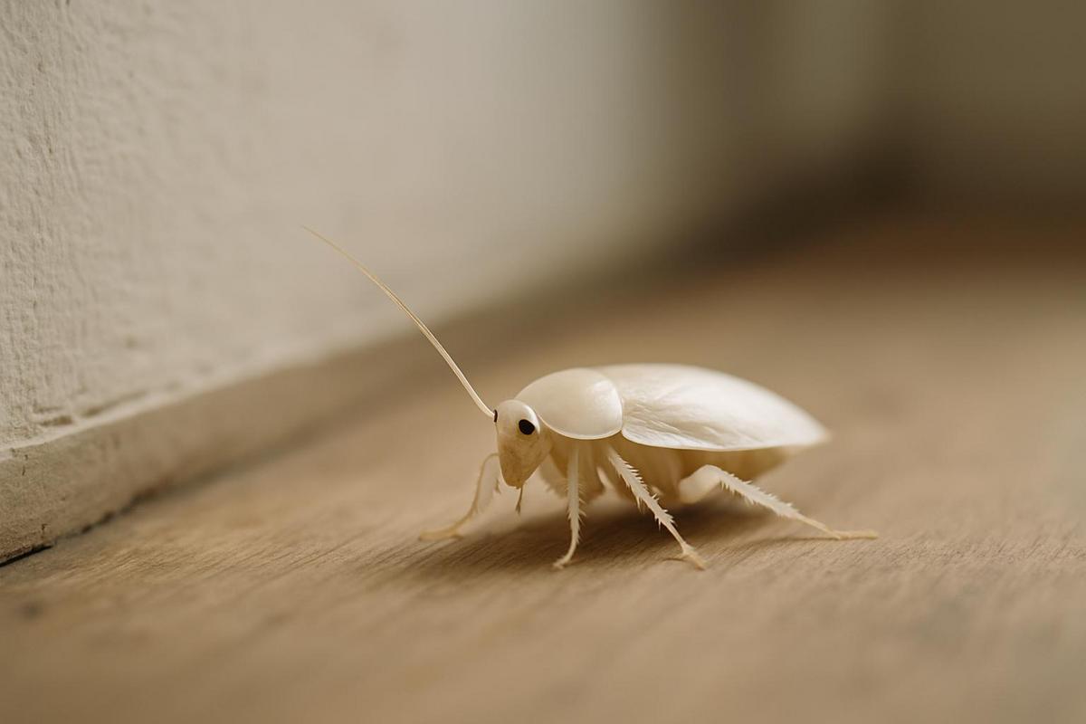Cafard blanc dans la maison : comment l’identifier, comprendre sa présence et agir