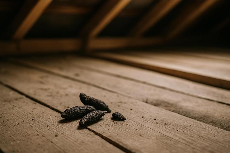 Crotte de fouine dans le grenier : comment la reconnaître, l’éliminer et prévenir son retour