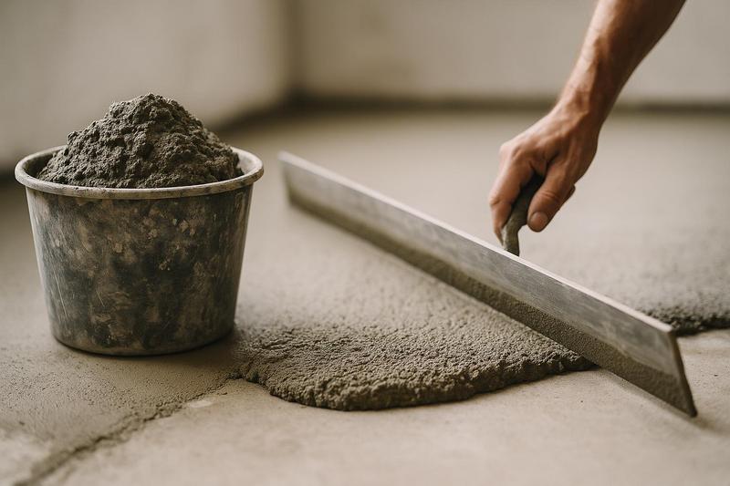 Bien doser votre mortier pour une chape de 5 cm solide et durable