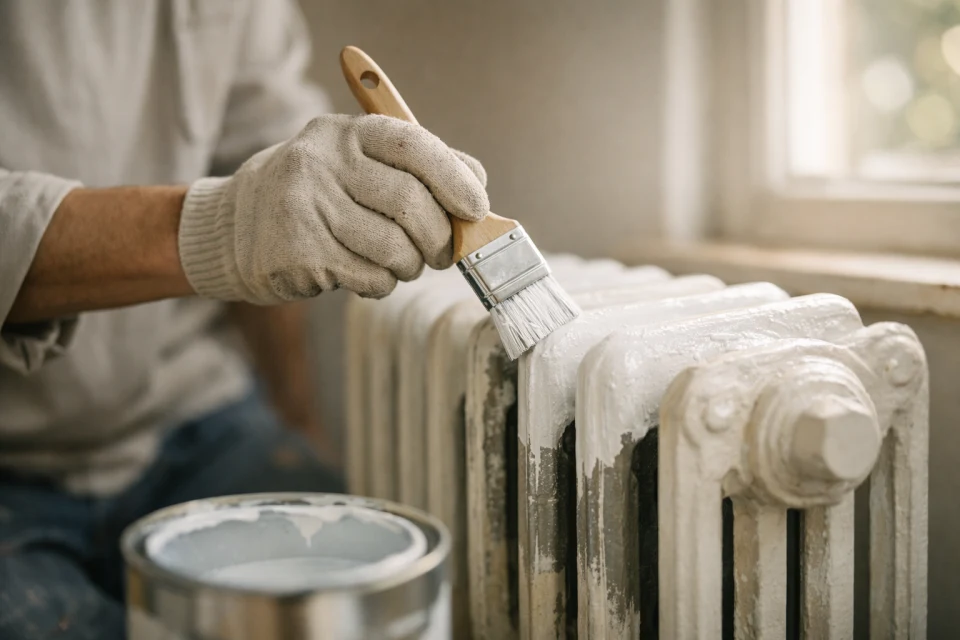 Peindre un radiateur en fonte : techniques, produits et étapes clés