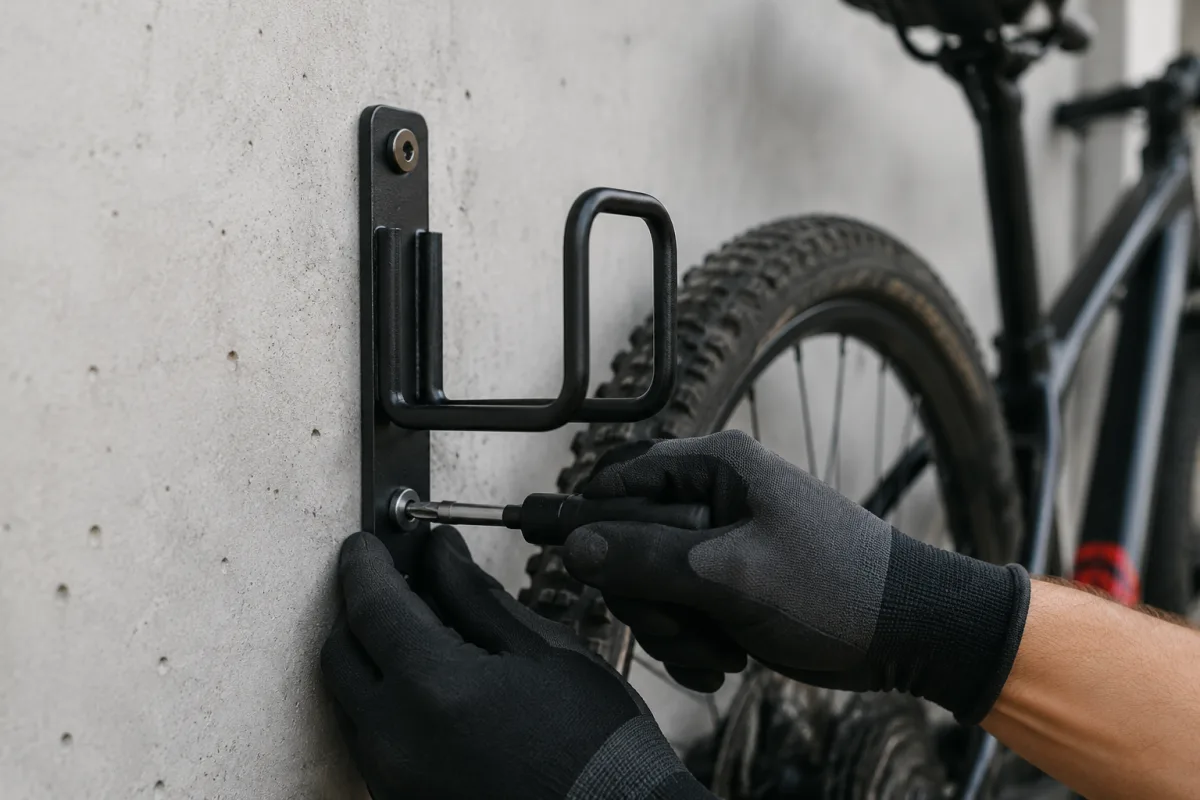 installer un râtelier à vélo