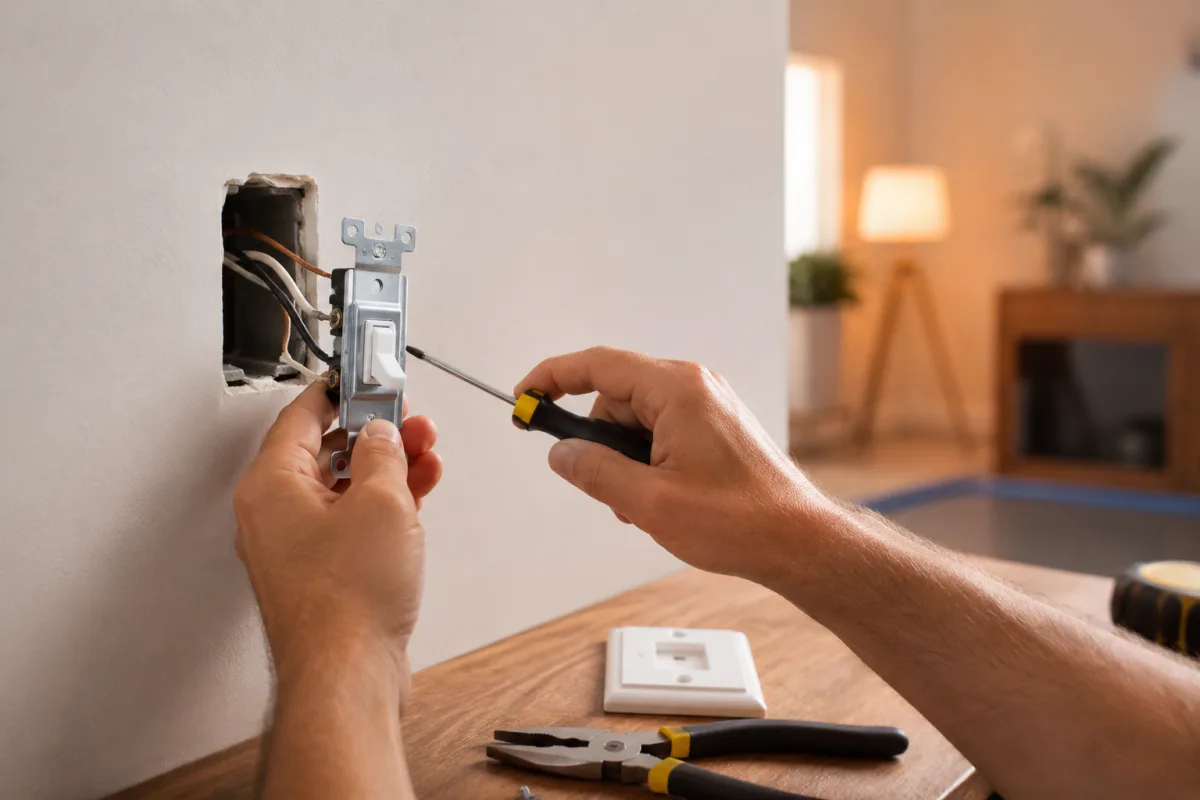 Installer un interrupteur à bascule soi-même, c&rsquo;est plus simple qu&rsquo;on croit